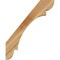 Ekena Millwork 6"W x 26"D x 32"H Olympic Rough Sawn Knee Brace, Western Red Cedar BRC06X26X32OLY00RWR - alternate 3